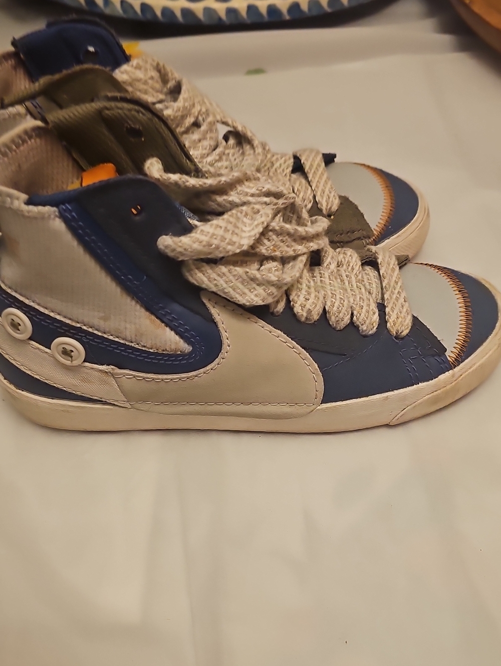 Nike Blazer Mid Rebel XX High Vodoo Top Sneakers Blue & Gray